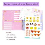 Twins Baby Items | First Year Hardcover Memory Book Clouds Edition | Newborn Babies 1st Year Journal and Milestones Photo Album | Perfect and Unique Gift Idea for Baby Showers and Birthday Presents