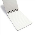 Maruman M.Memo Mini Notepad (N595A-52), Narrow Ruled, Twin Ring Spiral Binding, A7 Size Perforated 50 Sheet Note Pads, 2.7 x 4.3 Inches, White Notebook Paper, Light Blue Cover, 20-Pack