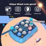 Whack Mole Game Toys for 2 3 4 Year Old Boys, Pounding Toys for Age 2-4, 3 Modes & Light Interactive Toddlers Toys with 2 Hammer, Baby Toy Gifts for Early Learning, Birthday Gift for Toddler Boy Girl