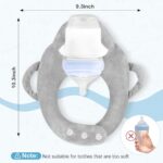 2 Pack Bottle Holder for Baby Self Feeding,Portable Baby Bottle Holder,Adjustable Baby Bottle Holder Hands Free,Bottle Propper for Baby, Twin Baby Essentials,Machine Washable Nursing Support Cushion