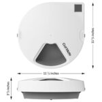 Cat Mate C500 – 5 Meal Digital Automatic Feeder with Ice Packs for Cats and Small Dogs