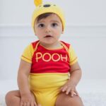 Disney Winnie the Pooh Newborn Baby Boys Bodysuit and Hat Set Newborn