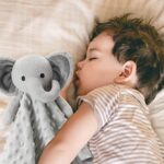 Pro Goleem Elephant Loveys for Babies Twin Baby Gifts Soft Security Blanket Baby Snuggle Toy Stuffed Animal Blanket for Infant and Toddler Gray, 2 Pack