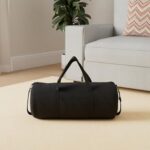 Vorspack Duffel Bag 24 Inches Foldable Lightweight Gym Bag with Inner Pocket for Travel Sports – Black