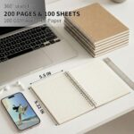 24 Packs Lined A5 Spiral Notebook, 8.3 x 5.5 In, Journals Bulk 120 Pages/60Sheets, Hardcover Spiral A5 Notebook Journal, Kraft Travel Notebooks Bulk for Work School Business Office (24 Packs, Kraft)