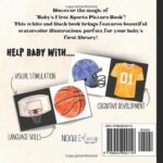 Baby’s First Sports Picture Book: Black and White Watercolor High-Contrast Book for Newborns – 12 Month Old to Introduce Color | Images for Visual … 6 x 6 inches (Baby’s First Nursery Books Set)
